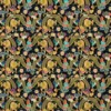 black-grey traditional velvet-chenille fabric from Linwood Fabrics