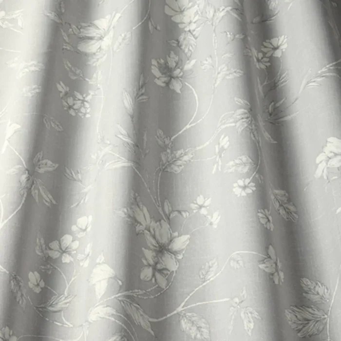 Etched Vine Fabric - Feather swatch