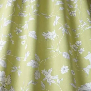 green botanical cotton fabric from iLiv