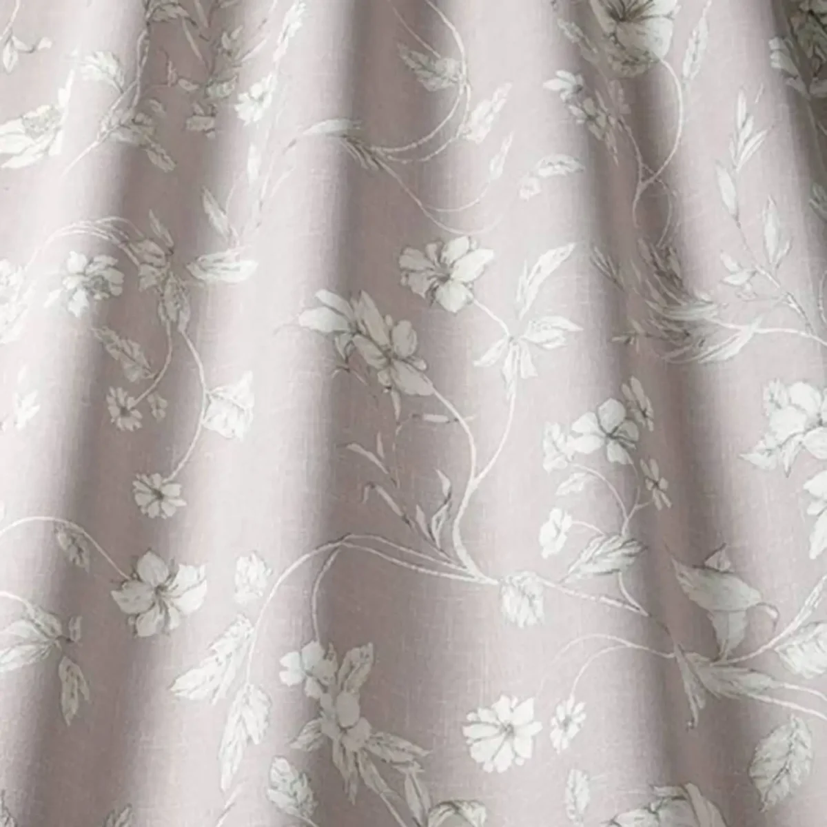 purple botanical cotton fabric from iLiv