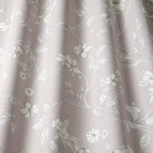purple botanical cotton fabric from iLiv