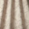 brown botanical embroideried fabric from iLiv
