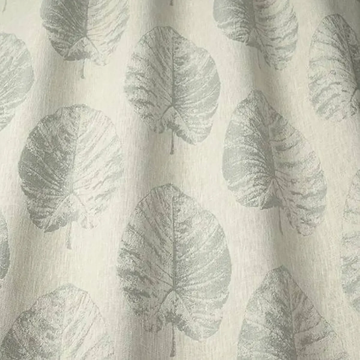 Laurie Fabric - Eau de Nil by blue botanical jacquard fabric from iLiv