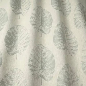 blue botanical jacquard fabric from iLiv