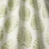 green botanical jacquard fabric from iLiv