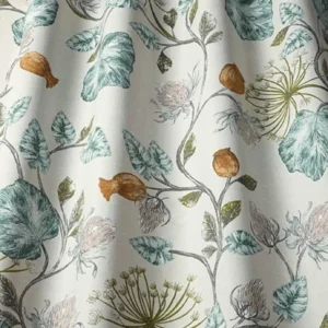 multicolour botanical cotton fabric from iLiv