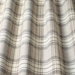 black-grey checked jacquard fabric from iLiv
