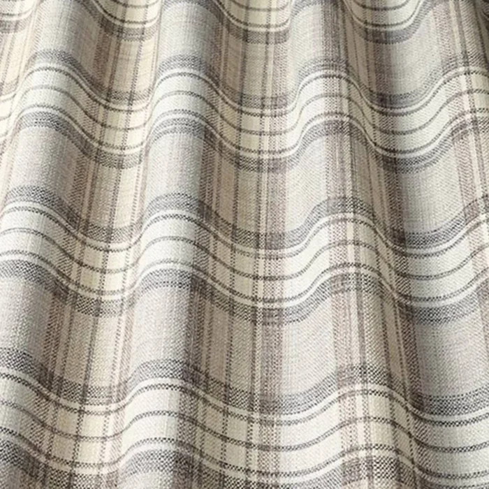 Shaker Check Fabric - Feather swatch