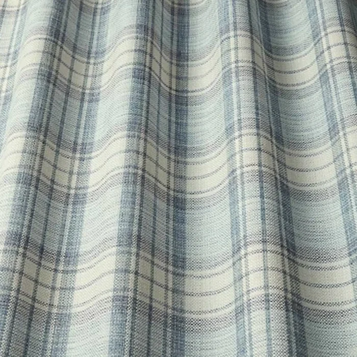 Shaker Check Fabric - Wedgwood swatch