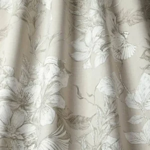 brown botanical cotton fabric from iLiv