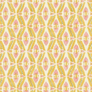 pink striped linen fabric from Linwood Fabrics
