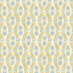 blue striped linen fabric from Linwood Fabrics