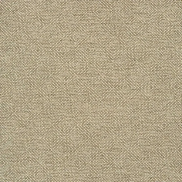 Westray Fabric - Biscuit by brown geometric cotton fabric from Linwood Fabrics