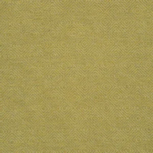yellow geometric cotton fabric from Linwood Fabrics