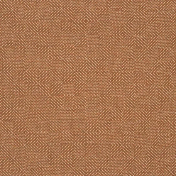 orange geometric cotton fabric from Linwood Fabrics