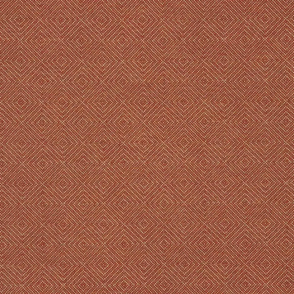 red geometric cotton fabric from Linwood Fabrics