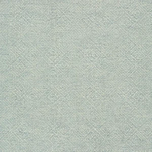 blue geometric cotton fabric from Linwood Fabrics