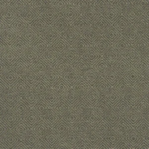 black-grey geometric cotton fabric from Linwood Fabrics
