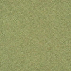green geometric cotton fabric from Linwood Fabrics
