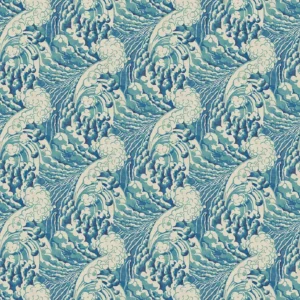 blue misc velvet-chenille fabric from Linwood Fabrics