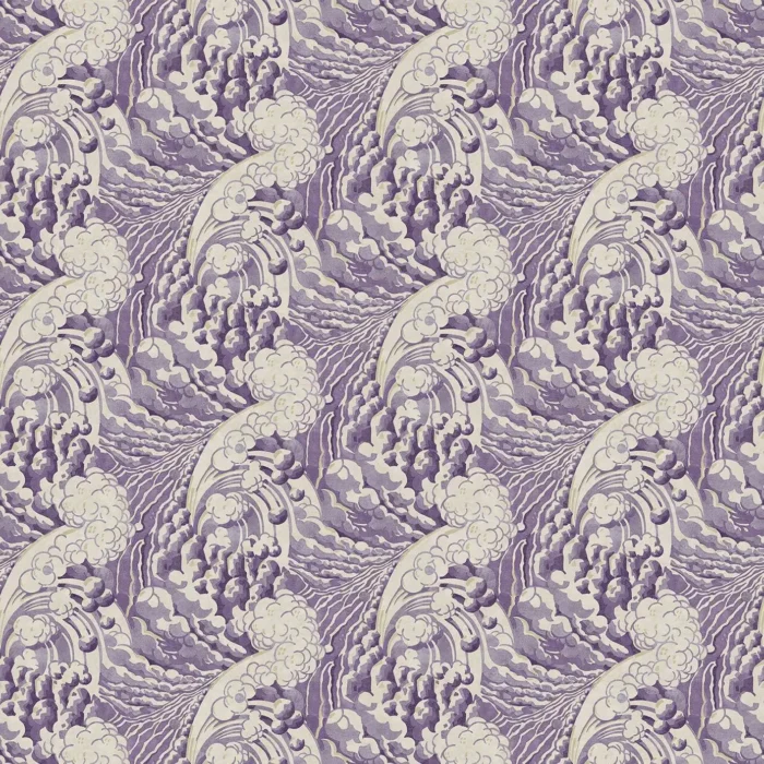 The Wave Fabric - Mauve swatch