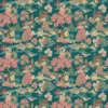 multicolour botanical velvet-chenille fabric from Linwood Fabrics