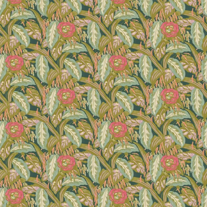 Les Fauves Fabric - Olive swatch