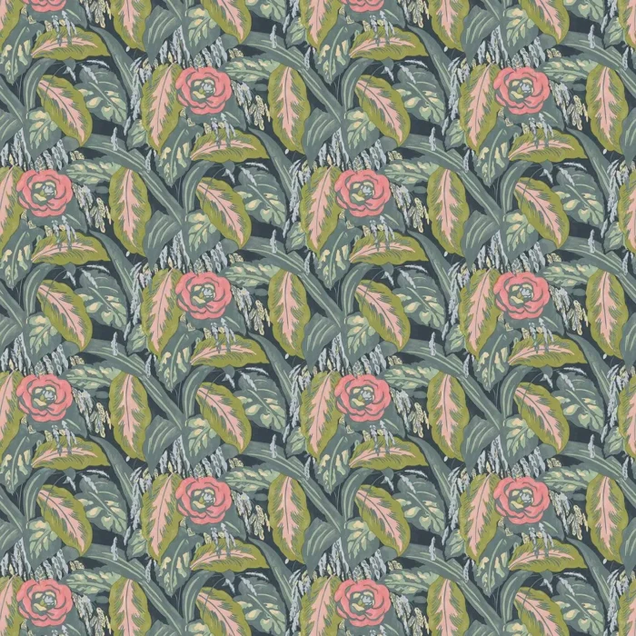 Les Fauves Fabric - Charcoal swatch