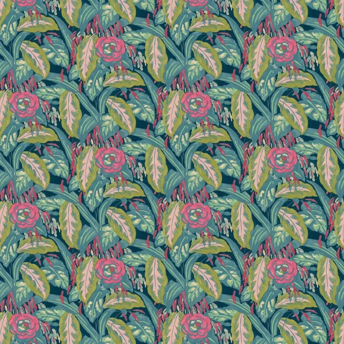 Les Fauves Fabric - Cerulean swatch