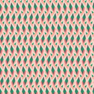 multicolour geometric velvet-chenille fabric from Linwood Fabrics