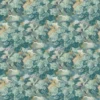 blue botanical velvet-chenille fabric from Linwood Fabrics