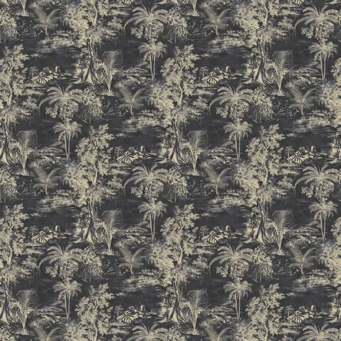 Heat of the Night Fabric - Slate swatch