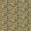 blue botanical velvet-chenille fabric from Linwood Fabrics