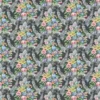 black-grey botanical velvet-chenille fabric from Linwood Fabrics