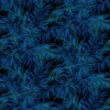blue botanical velvet-chenille fabric from Linwood Fabrics