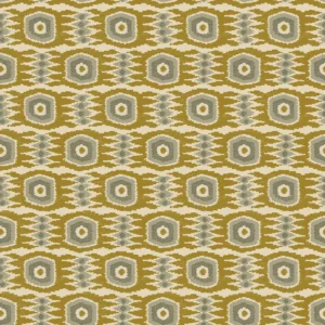 brown geometric velvet-chenille fabric from Linwood Fabrics