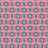 pink geometric velvet-chenille fabric from Linwood Fabrics