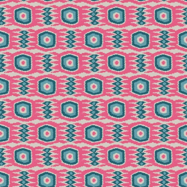 pink geometric velvet-chenille fabric from Linwood Fabrics
