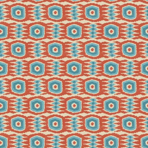 Casper Fabric - Mandarin by orange geometric velvet-chenille fabric from Linwood Fabrics