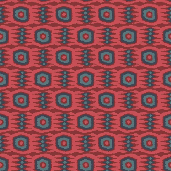 Casper Fabric - Rosewood by red geometric velvet-chenille fabric from Linwood Fabrics