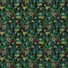 black-grey traditional velvet-chenille fabric from Linwood Fabrics