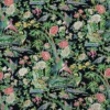 black-grey animal velvet-chenille fabric from Linwood Fabrics