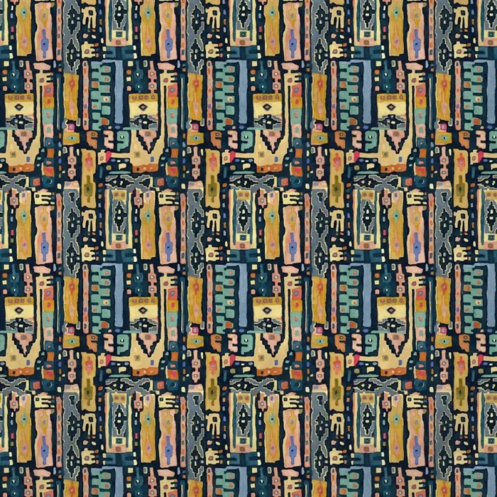 We Build This City Fabric - Cool Down swatch