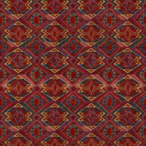 red misc velvet-chenille fabric from Linwood Fabrics