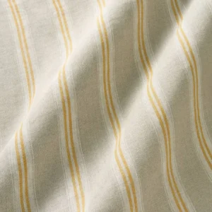 neutral striped linen fabric from Linwood Fabrics