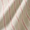 neutral striped linen fabric from Linwood Fabrics