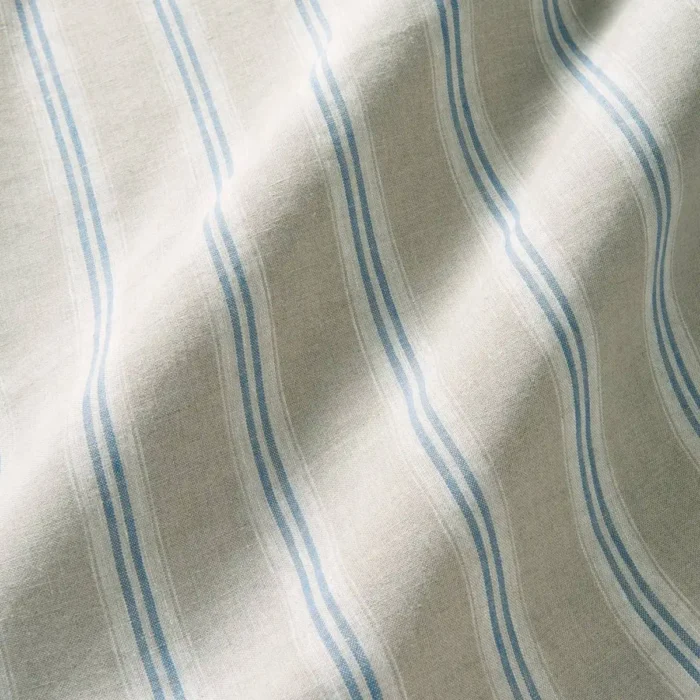 Danube Stripe Fabric - Cornflower swatch