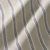 blue striped linen fabric from Linwood Fabrics