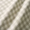 neutral checked linen fabric from Linwood Fabrics