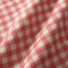 red checked linen fabric from Linwood Fabrics